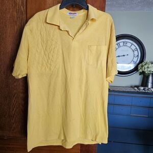 Vintage Jerzees Shooting Sports Tee Yellow Padded Shoulder Shirt XL USA Made